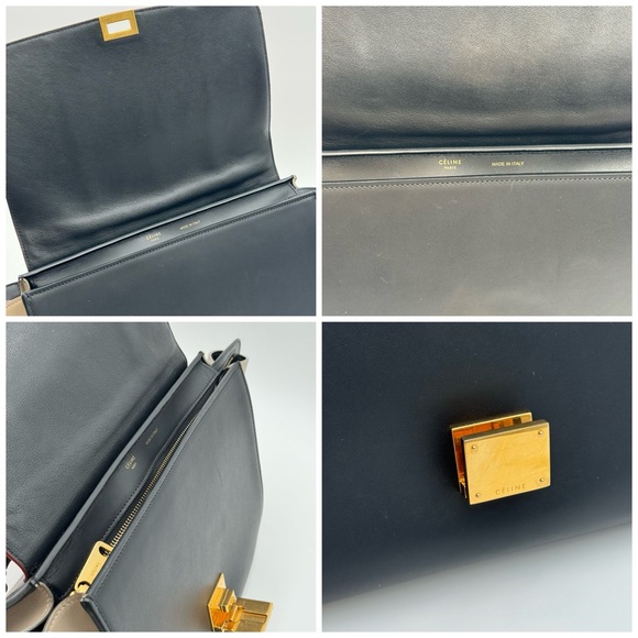 Celine Trapeze Medium Python Multi-Colored Shoulder Bag - Picture 10 of 11